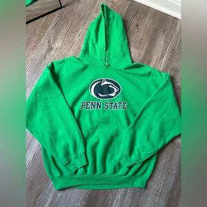 Penn State PSU Hoodie Sweatshirt Pullover Green Navy Blue Size L XL